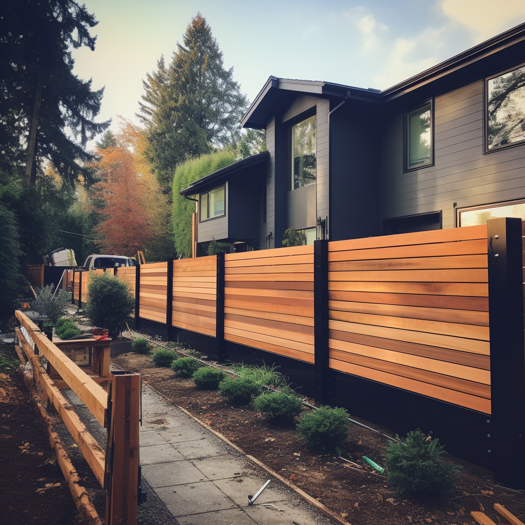 Discover our custom wood fence designs, vinyl, and wrought iron fencing highlighting craftsmanship and security for residential properties